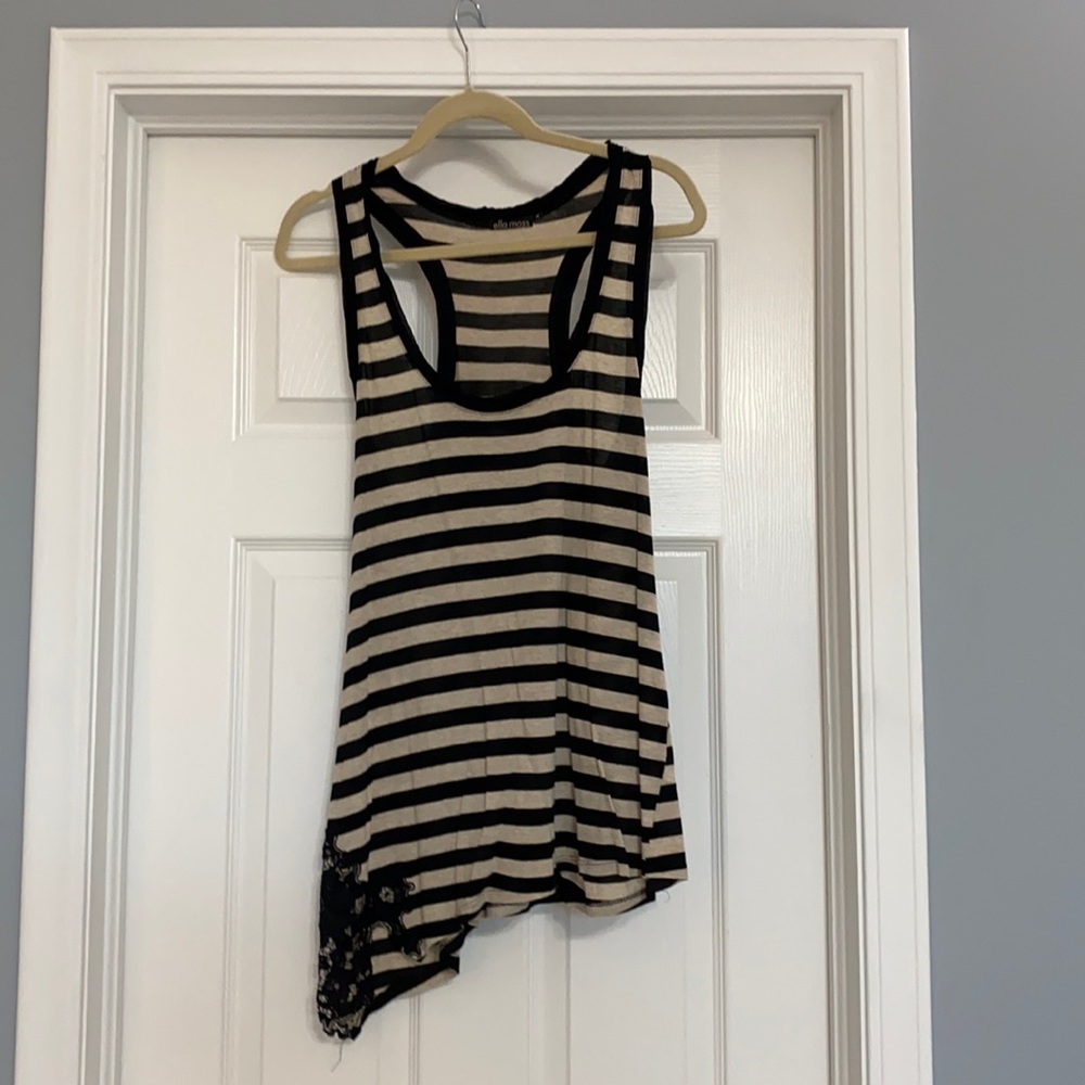 Ella Moss asymmetrical racer back tank